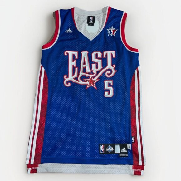 VTG 2008 Kevin Garnet NBA East All Star #5 Basketball Jersey SZ M Adidas Celtics - Picture 1 of 10